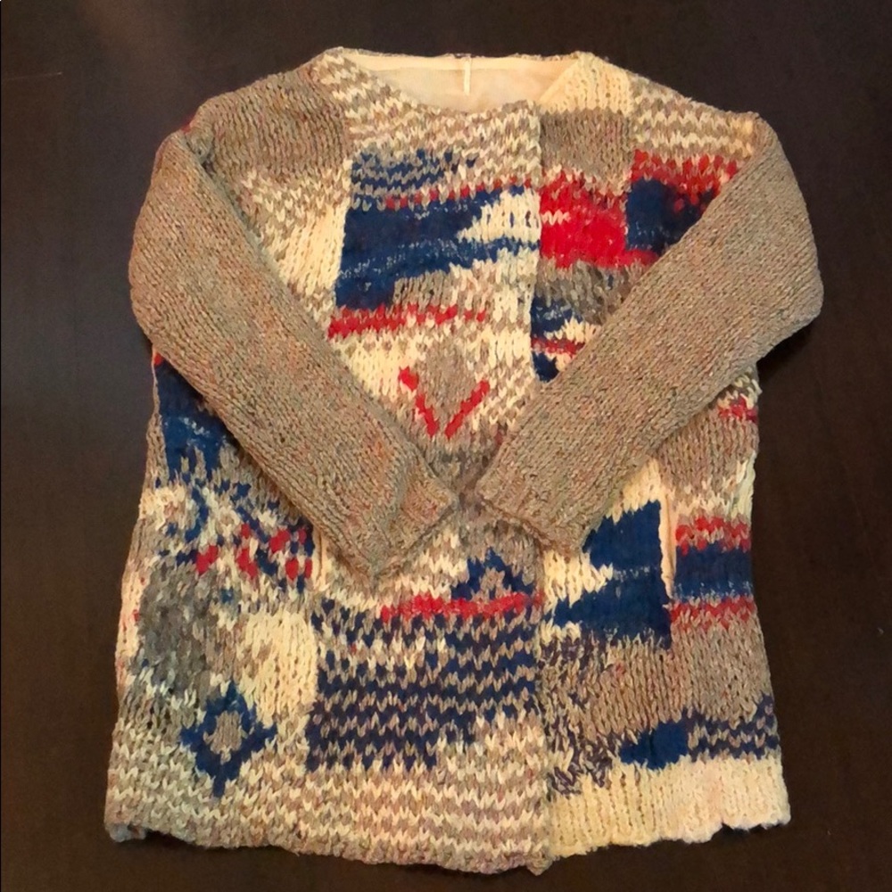 Free People sweater coat